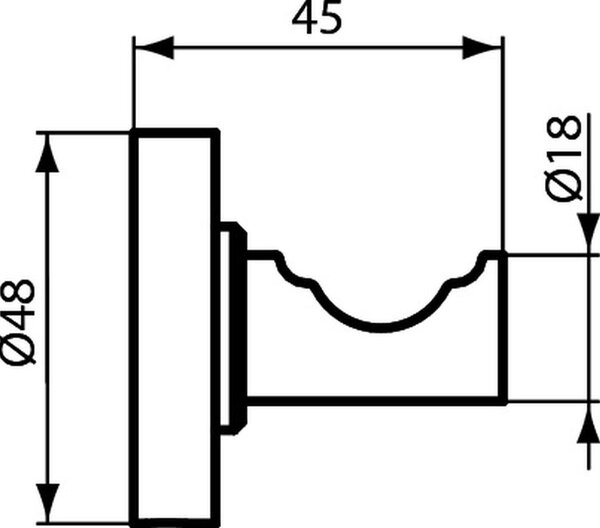 Ideal Standard IOM věšák na ručník chrom A9115AA