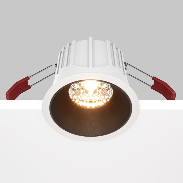 Maytoni downlight Alfa LED 36° zápustné kruhové svítidlo černé 2700K15WNe