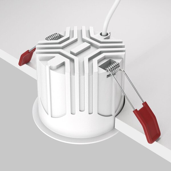Maytoni downlight Alfa LED 36° zápustné kruhové svítidlo černé 2700K15WNe