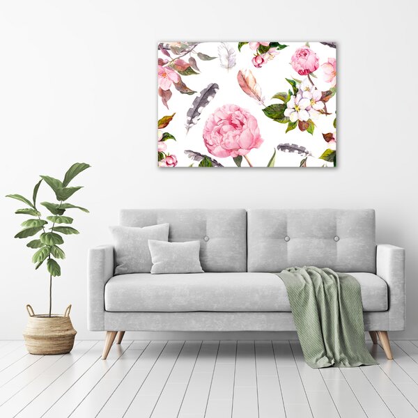 Moderní fotoobraz canvas na rámu Květinový vzor oc-96983383