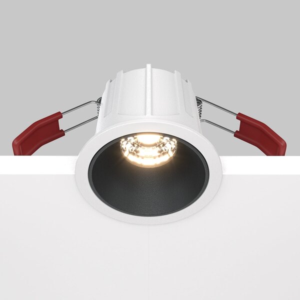 Maytoni downlight Alfa LED 36° zápustné kruhové svítidlo černé 2700K15WNe