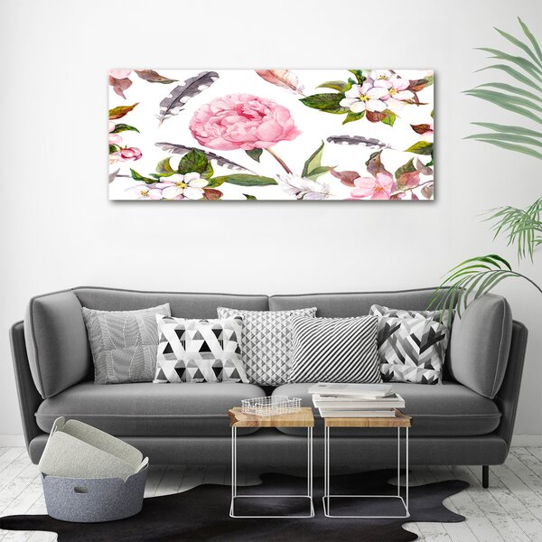 Moderní fotoobraz canvas na rámu Květinový vzor oc-96983383