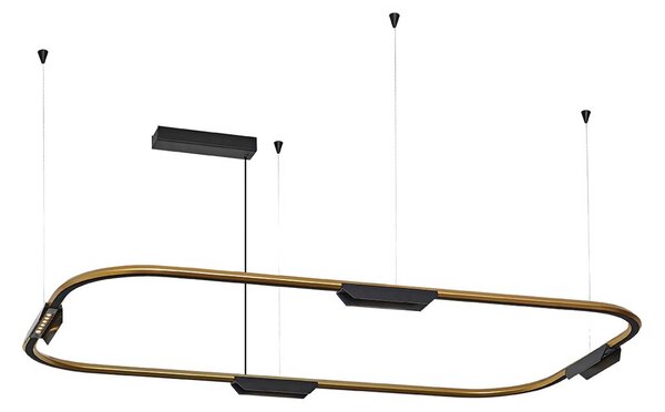 VK Light Core LED závěsné svítidlo Zlatá630 mm