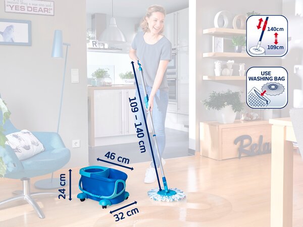 Leifheit Clean Twist Ergo mop s kbelíkem a tyčí 52102