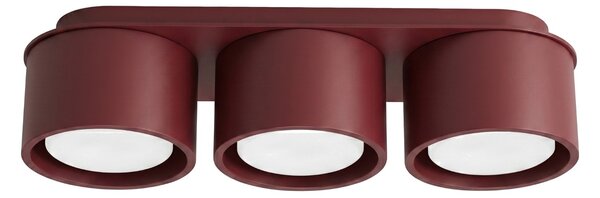Sollux Lighting Stropní svítidlo MODO 3 bordó GX53
