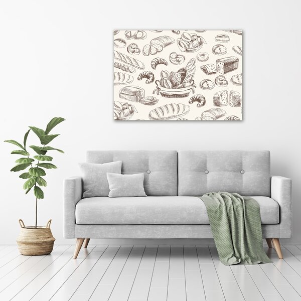 Moderní obraz canvas na rámu Pečivo oc-97491705