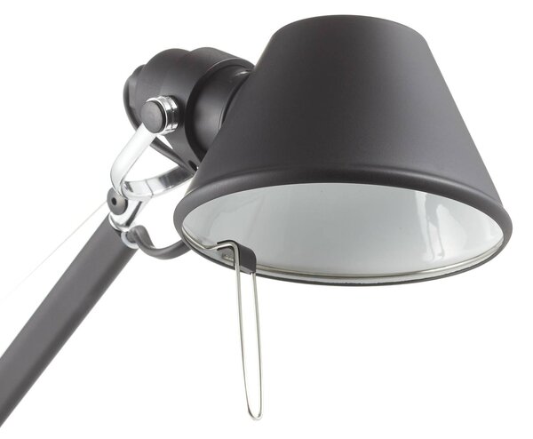 Artemide Stolní lampa Tolomeo Micro, černá, Černá, Pracovna / kancelář, Hliník, Design