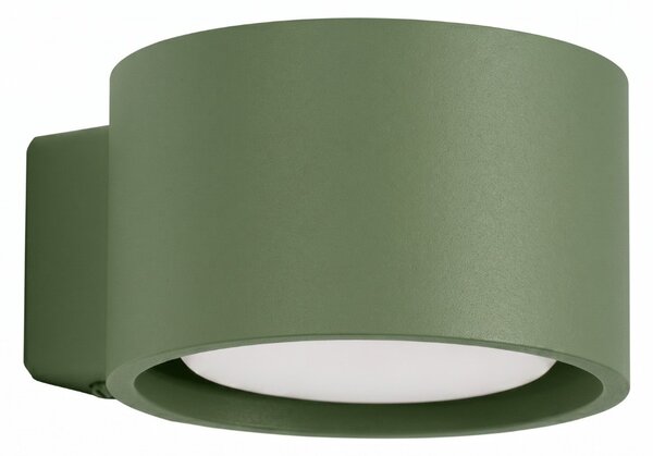 Sollux Lighting Nástěnné svítidlo MODO 1 olivově zelené GX53