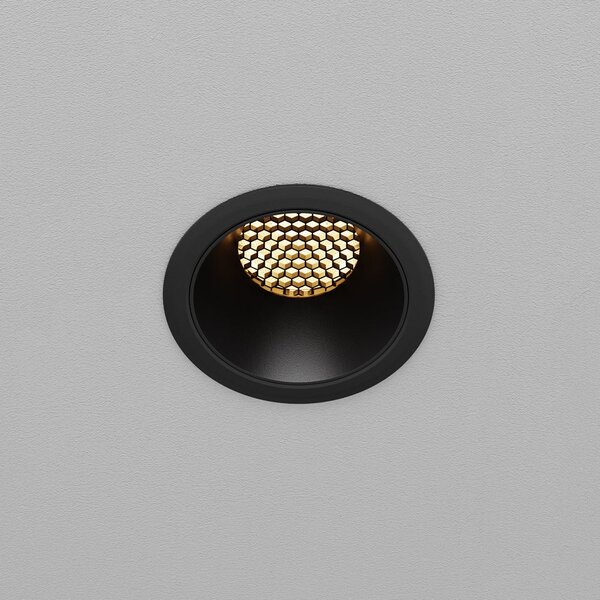 Maytoni downlight Dip LED 50° zápustné kruhové svítidlo černé 82xØ66mm3000K10W