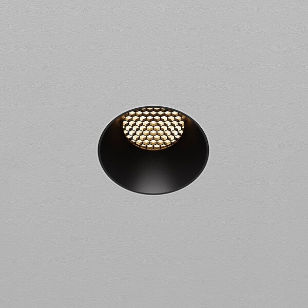 Maytoni downlight Dip LED 50° zápustné kruhové svítidlo černé 82xØ66mm3000K10W