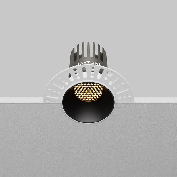 Maytoni downlight Dip LED 50° zápustné kruhové svítidlo černé 82xØ66mm3000K10W