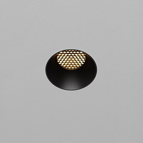 Maytoni downlight Dip LED 50° zápustné kruhové svítidlo černé 82xØ66mm3000K10W