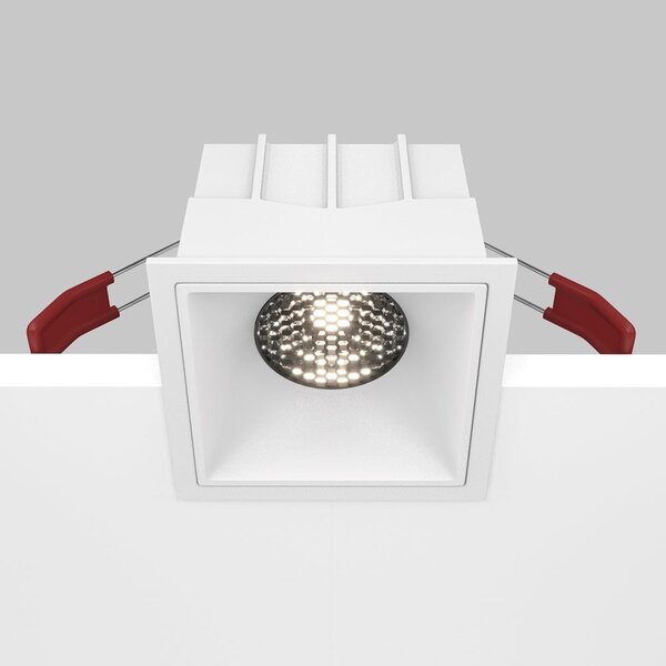 Maytoni downlight Alfa LED 15W 36° zápustné čtvercové svítidlo bílé Jednoduchá3000KAno