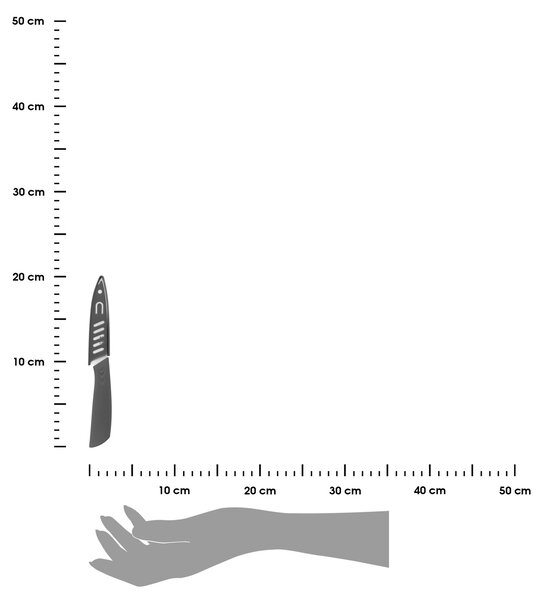 Keramický kuchyňský nůž Zirco 20 cm