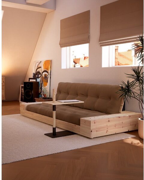 Šedá rozkládací pohovka 244 cm Base – Karup Design