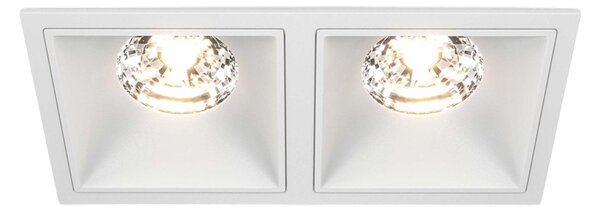 Maytoni downlight Alfa LED 15W 36° zápustné čtvercové svítidlo bílé Jednoduchá3000KAno