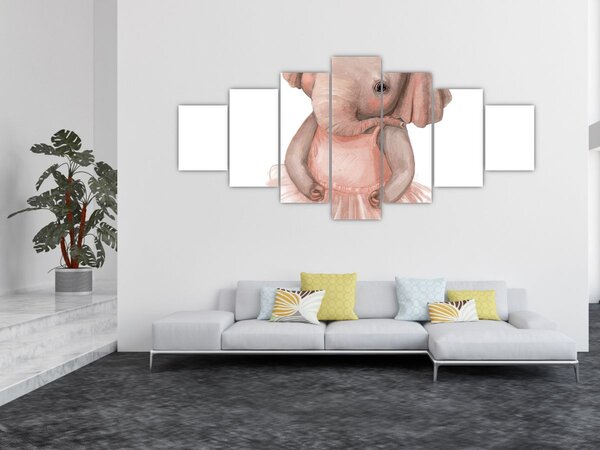 Obraz - Akvarelové zvířátko N⁰5 (210x100 cm)