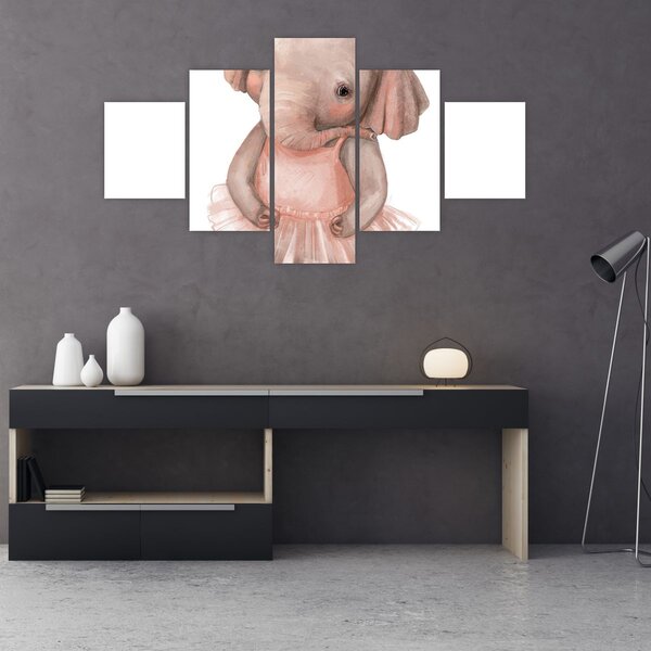 Obraz - Akvarelové zvířátko N⁰5 (125x70 cm)