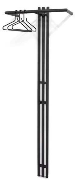 Černý kovový nástěnný věšák 65 cm Senza – Spinder Design