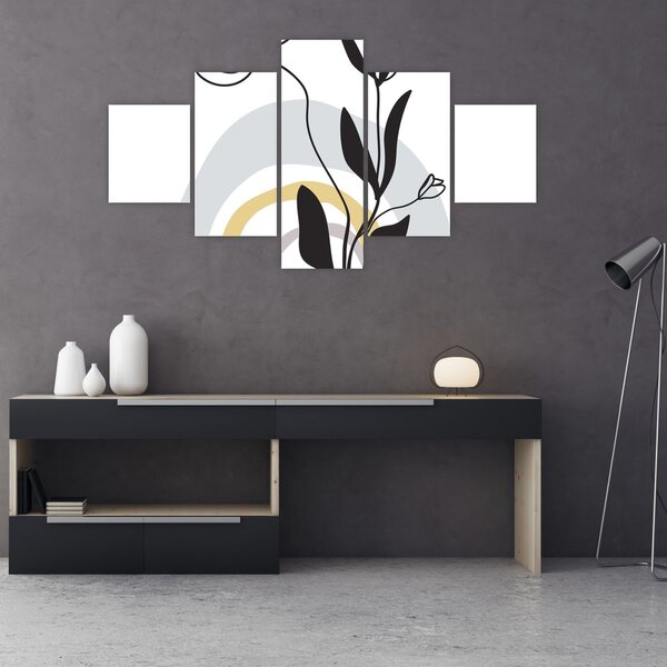 Obraz - Květiny ve váze N⁰1 (125x70 cm)
