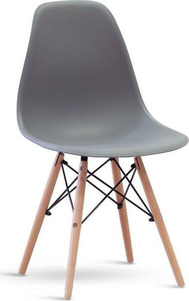 Stima Plastová jídelní židle YORK | Odstín: šedá