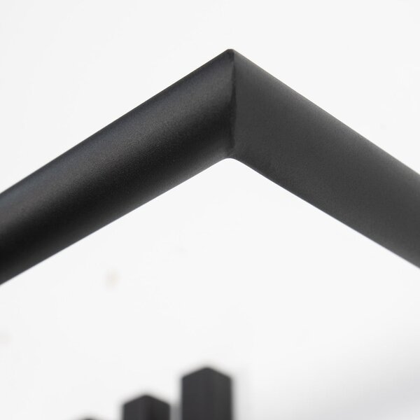 Černý kovový nástěnný věšák 65 cm Senza – Spinder Design