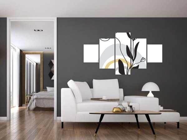 Obraz - Květiny ve váze N⁰1 (125x70 cm)