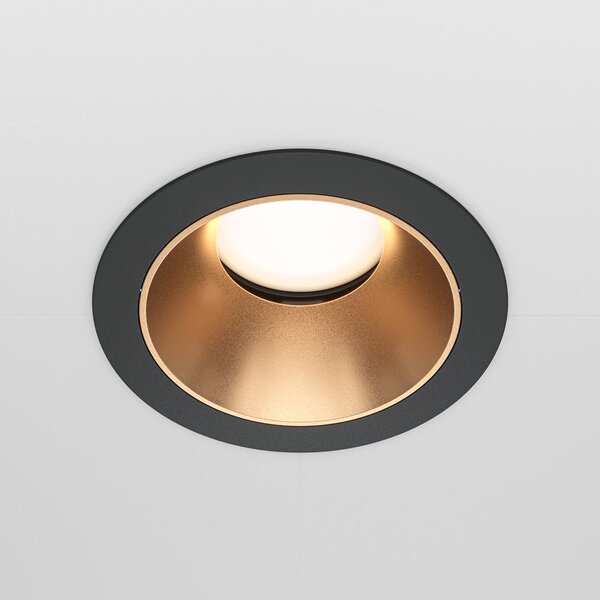 Maytoni downlight Share GU10 zápustné kruhové svítidlo ČernáČerná