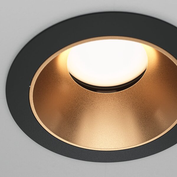 Maytoni downlight Share GU10 zápustné kruhové svítidlo ČernáČerná