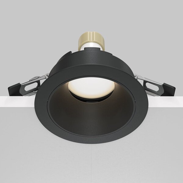Maytoni downlight Share GU10 zápustné kruhové svítidlo ČernáČerná