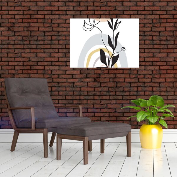 Obraz - Květiny ve váze N⁰1 (70x50 cm)