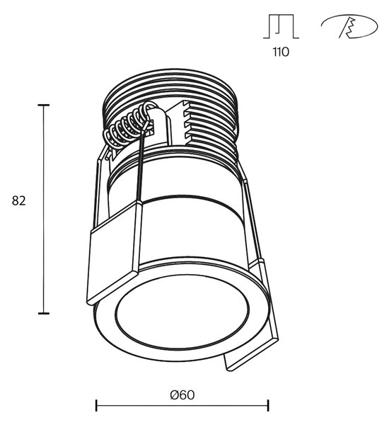 Maytoni downlight Minor LED 24° zápustné kruhové svítidlo 5W