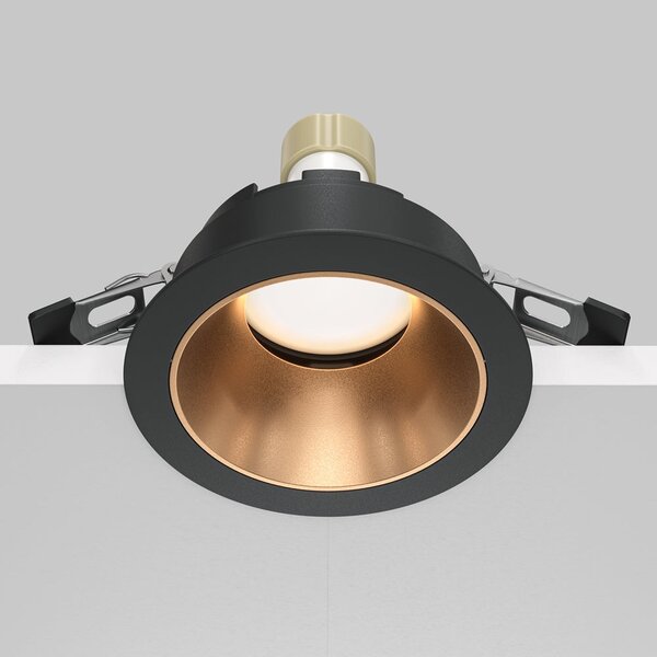 Maytoni downlight Share GU10 zápustné kruhové svítidlo ČernáČerná
