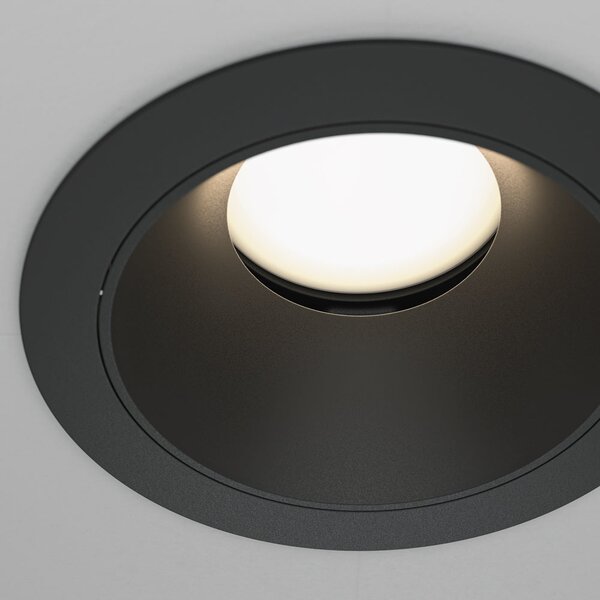 Maytoni downlight Share GU10 zápustné kruhové svítidlo ČernáČerná