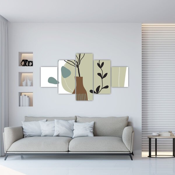 Obraz - Květiny ve váze N⁰2 (125x70 cm)