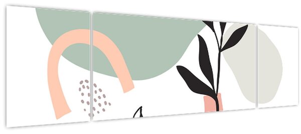 Obraz - Květiny ve váze N⁰3 (170x50 cm)