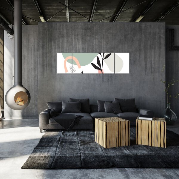 Obraz - Květiny ve váze N⁰3 (170x50 cm)