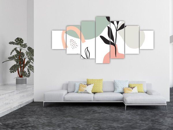 Obraz - Květiny ve váze N⁰3 (210x100 cm)