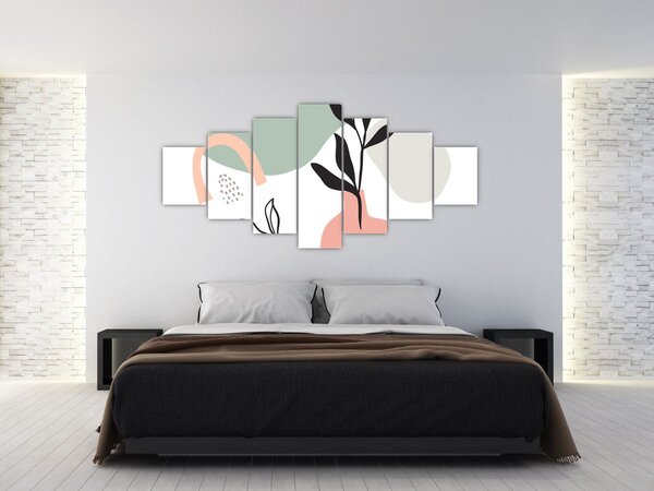 Obraz - Květiny ve váze N⁰3 (210x100 cm)