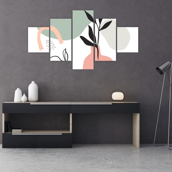 Obraz - Květiny ve váze N⁰3 (125x70 cm)