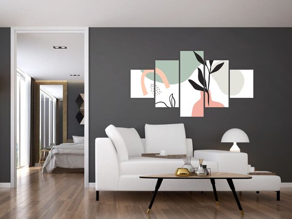 Obraz - Květiny ve váze N⁰3 (125x70 cm)