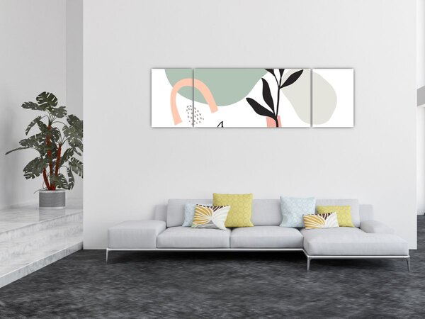Obraz - Květiny ve váze N⁰3 (170x50 cm)