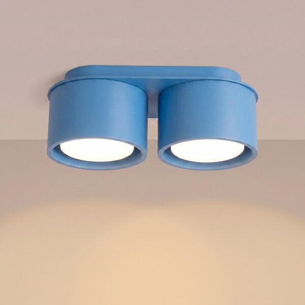 Sollux Lighting Stropní svítidlo MODO 2 azurové GX53