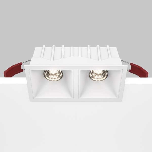 Maytoni downlight Alfa LED 10W 36° zápustné čtvercové svítidlo bílé Dvojitá3000KAno