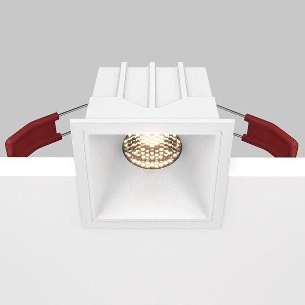 Maytoni downlight Alfa LED 10W 36° zápustné čtvercové svítidlo bílé Dvojitá3000KAno