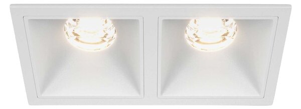 Maytoni downlight Alfa LED 10W 36° zápustné čtvercové svítidlo bílé Dvojitá3000KAno