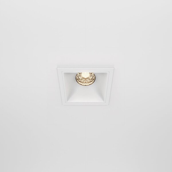 Maytoni downlight Alfa LED 10W 36° zápustné čtvercové svítidlo bílé Dvojitá3000KAno