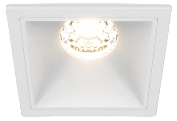 Maytoni downlight Alfa LED 10W 36° zápustné čtvercové svítidlo bílé Dvojitá3000KAno