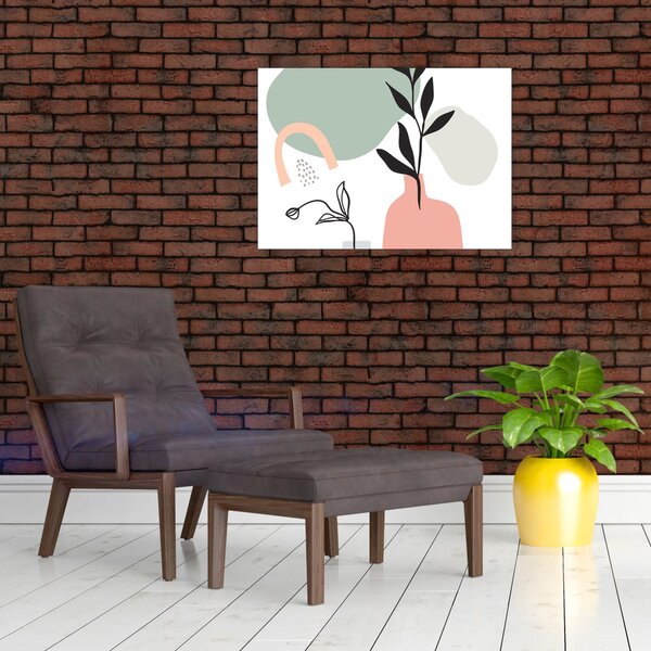 Obraz - Květiny ve váze N⁰3 (70x50 cm)