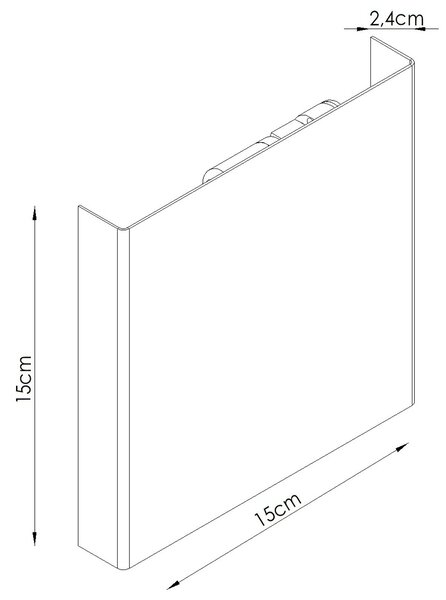 Sollux Lighting Nástěnné svítidlo VANTA béžové